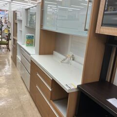 値下げしました!!】パモウナ 2面レンジボード キッチンボード 収納 No 