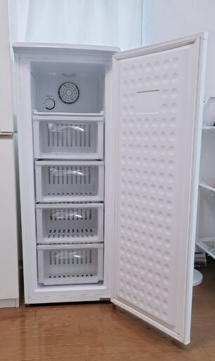 【完売】アレジア 冷凍庫 自動霜取り機能付き 107L 前開き 4段引き出し  AR-BD120-NW ALLEGiA