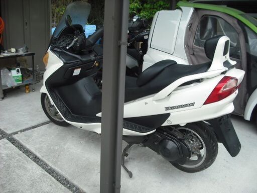 SUZUKI Sky Wave Fi 250 TipeS (CJ43A)  パール・ホワイト 不動車 SUZUKI Sky Wave Fi 250 TipeS (CJ43A) パール・ホワイト 不動車