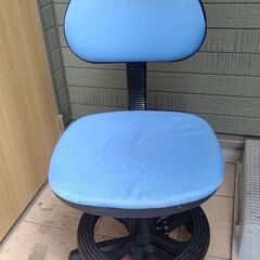 学習机用椅子 ブルー 子供椅子