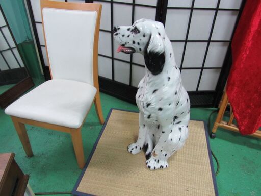 ❤️ 陶器　犬　ダルメシアン Made in Italy イタリア製　❤️ イタリア製 ダルメシアン 犬 dog 陶器 大型 置物 オブジェ