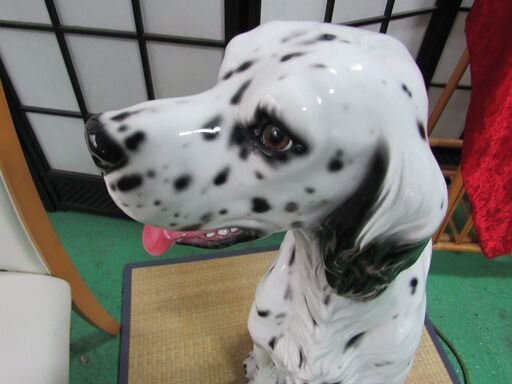 ダルメシアン イタリア製 陶器約88センチです。大型 - その他 