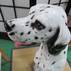 ダルメシアン　イタリア製　陶器約８８センチです。大型