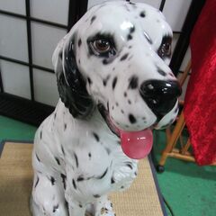 ダルメシアン　イタリア製　陶器約８８センチです。大型