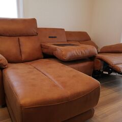 電動リクライニングカウチソファ