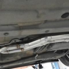 17クラウン JZS173、175前期用ストレートフロントパイプ　FR用