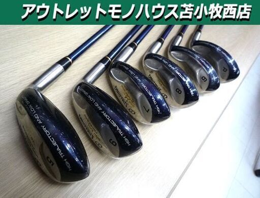【希少】スポルディング　HIGH BALL POWERIRON 【シャンク防止】 SPALDING HIGH BALL POWER IRON フルセット