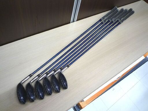 中古品★スポルディング(SPALDING) HIGH BALL POWERIRON 5～P 6本セット □スポルディング□SPALDING HIGH BALL Ⅲ 8本□4-AC□RS□GRAPHITE