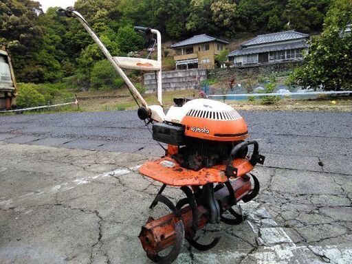 管理機 クボタ TMA 25 実働 ガソリンエンジン 2.4 馬力 家庭菜園などに