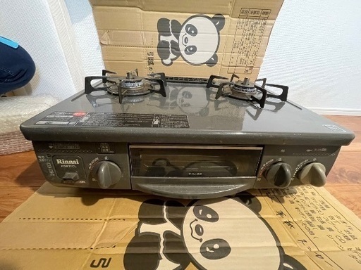 リンナイ製　2口ガステーブル