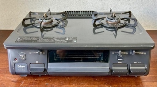 お引取り限定 21年製 パロマ LPガス用コンロ ガステーブル PA-S42B-1R