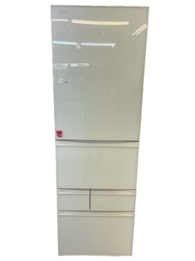 NO.399【2019年製】TOSHIBA ノンフロン冷凍冷蔵庫 GR-P41GXV(EW) 411L
