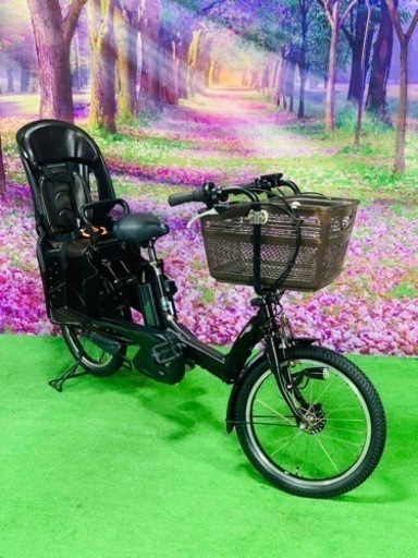 ❹ 5118子供乗せ電動アシスト自転車ヤマハ3人乗り対応20インチ