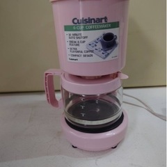 コーヒーメーカー　ドリップ式　保温　ピンク　0.62L 
