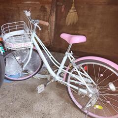 ピンク小学生向け自転車
