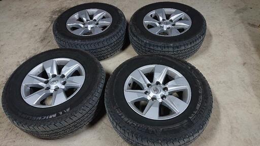 プラド150 純正ホイールタイヤ4本セット プラド150系、17インチ