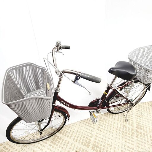 6/11miyata 自転車 DBL202 22インチ 切替なし パープル