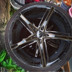 大迫力‼️ LUXALES製   20インチアルミホイール＆タイヤ×4本セット🛞