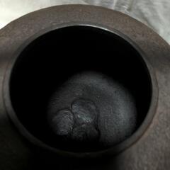 未使用　角谷莎村　鉄瓶