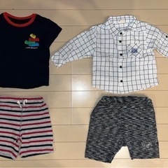 値下げ★男の子の夏服80cm★4点セット★水着含む