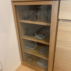 ※お渡し予定※【美品】【無印】食器棚　キャビネット