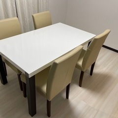 ニトリダイニングテーブルセット4人掛け