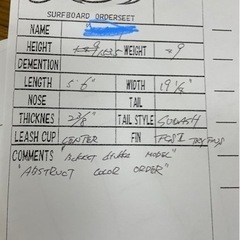 a39 サーフボード