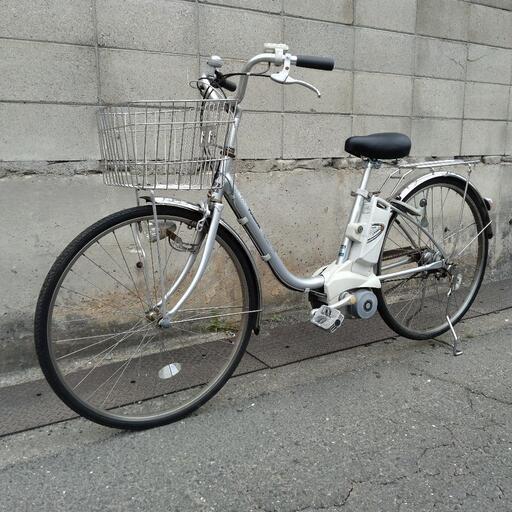 R5052 電動アシスト自転車 2009年パナソニックViVi NX 充電器 バッテリー 鍵1本電動自転車