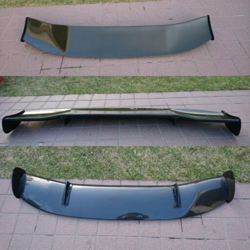 汎用 3D形状 GTウィング カーボン製 FD3Sにて使用。