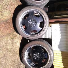 18インチ　100系ハイエースで使用　バリ山