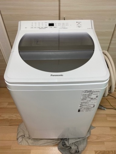 美品　2019年製Panasonic洗濯機 8キロ