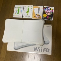 Wii fit バランスボード　ソフト　４点