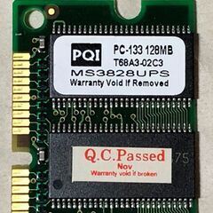 【ジャンク】PC-133 128MBメモリ現状品