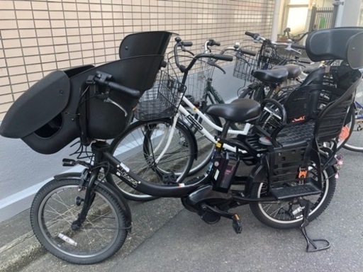 RESERVED 3人乗り電動自転車　ヤマハ