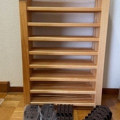 【お譲り先決定】木製　ベビーサークル