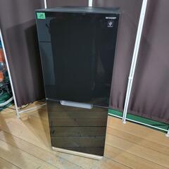 SHARP2022年製152L冷蔵庫  ガラスブラック 極上品 送料/設置無料 SHARP2022年製152L冷蔵庫 ガラスブラック 極上品 送料/設置無料