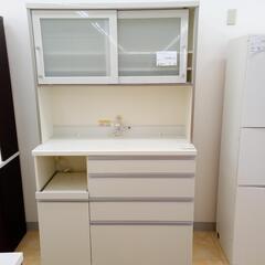 ☆ジモティ割あり☆ パモウナ レンジボード ホワイト H203×D50×W120 