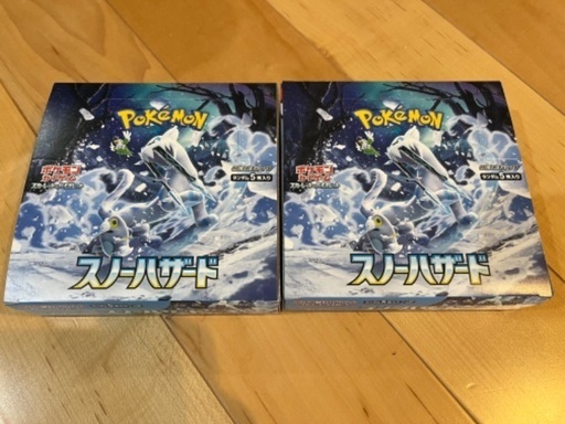 ポケモンカード　スノーハザード　BOX シュリンクなし　未開封