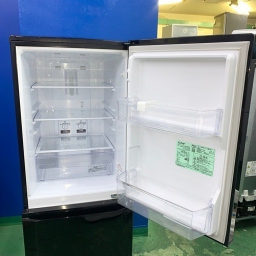 三菱ノンフロン冷凍冷蔵庫MR-P15W-B形（三菱ノンフロン冷凍