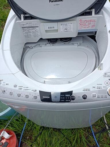 パナソニックの8.0(キロ？)洗濯機！使用回数少ない