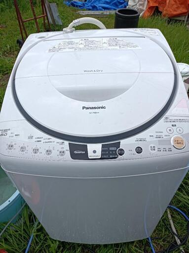 値下げさせて頂きました。パナソニック 8キロインバーター洗濯機乾燥機付き