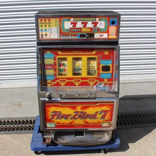 T011)【現状品】レトロ パチスロ実機 1.5号機 ファイヤーバード7U 現状品 ユニバーサル スロット