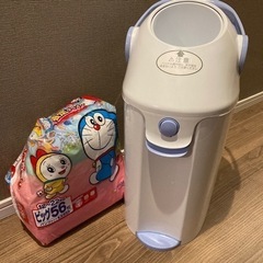 【ネット決済】ピジョン　おむつゴミ箱　⭐️おむつのおまけ付き　ら...