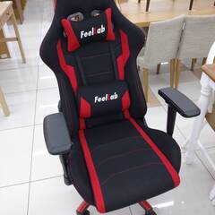取りに来れる方限定！Feel Labのゲーミングチェアです！ Feel lab/ゲーミングチェア/ハイバックチェア/フッドレスト/快適シート】