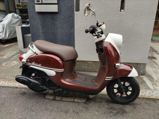 焦茶花伝】ヤマハ vino(AY02)4ST-FI車 現行モデル 低走行! お洒落色 ヤマハ