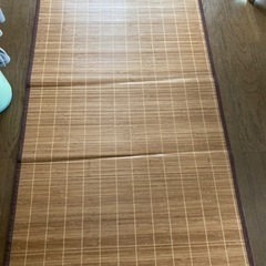 竹製ラグ　シングルサイズ