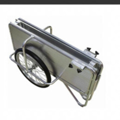 オールアルミ製折り畳みリヤカー！超軽量