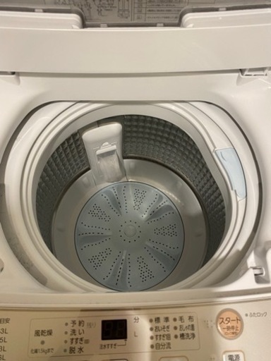 洗濯機　AQUA AQW-S60J(W) WHITE 6kg 2020年製