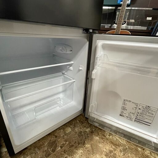 MAXZEN マクスゼン 2ドア冷凍冷蔵庫 JR087ML01GM 2023年製 87L 札幌 東区