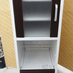 【恵庭】食器棚　キッチンボード　キッチン収納　スリム　中古品　P...